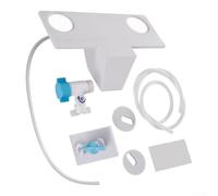 Bathroom Bidet Attachment Non-Electric Fresh Water Spray | Sturdy White Plastic Installation Kit Included Adjustable Nozzle for Daily Cleaning and Constipation Support