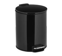 Bathroom bin Pedal Trash Can 5 Litres Bathroom Waste Bin Round Rubbish Bin