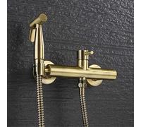 Bathroom Brass Antique Bronze Finished Bidet Faucet Toilet Bidet Set Portable Bidet Spray 1.5M Hose Hand Held Bidet Muslim Toilet Shattaf