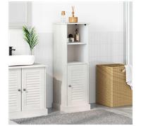 vidaXL Bathroom Cabinet VIGO White and Antique White 37 x 34 x 110 cm