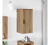 Bathroom Cabinet Artisan Oak 30x31.5x61cm Engineered Wood Metal Wall-Mount Unit