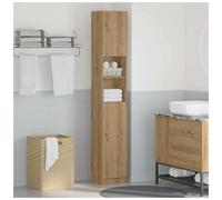 vidaXL Bathroom Cabinet Artisan Oak 32x25.5x190 cm Engineered Wood