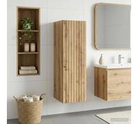 Bathroom cabinet Artisan Oak 33x34.5x100cm Engineered Wood Wall-Mounted Storage