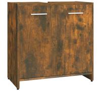 (smoked oak) vidaXL Bathroom Cabinet Engineered Wood Cupboard Organiser Board Multi Colours
