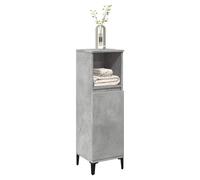 Bathroom cabinet Concrete Grey 30x30x100cm Engineered Wood 3-Shelf Wall mount [EEK: Yes]