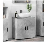 vidaXL Bathroom Cabinet with Storage Concrete Grey 61 x 35 x 64 cm