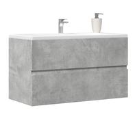 vidaXL Bathroom Hanging Cabinet Wall Cabinet Concrete Grey Engineered Wood