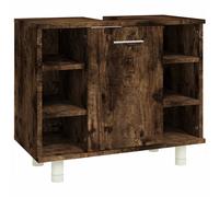 Bathroom Cabinet Cupboard Storage Rack Sink Cabinet Engineered Wood vidaXL