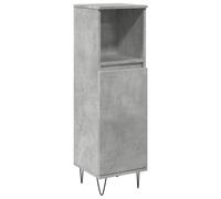 Bathroom Cabinet Cupboard Vanity Unit Concrete Grey Engineered Wood vidaXL