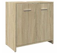 Modern Bathroom Cabinet Basin Storage Cupboard Organiser Engineered Wood vidaXL