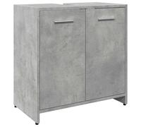 vidaXL Bathroom Sink Cabinet Concrete Grey 60x33x60 cm Engineered Wood
