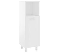 vidaXL Bathroom Cabinet White Engineered Wood Washroom Cupboard Under Basin