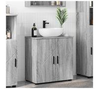 vidaXL Bathroom Cabinet with Storage Grey Sonoma 61 x 35 x 64 cm