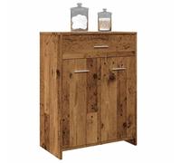 Bathroom Cabinet Sink Cupboard Storage Vanity Unit Engineered Wood vidaXL