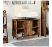 Bathroom Cabinet Old Wood Engineered Wood Wall-Mounted 80x33x60cm Storage Units