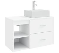 Bathroom Furniture Set with Drawer 2 pcs Engineered Wood Vanity Unit vidaXL