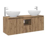 Bathroom Cabinet Set with Drawer 3 pcs Engineered Wood Storage Modern vidaXL