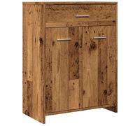 vidaXL Bathroom Cabinet Old Wood 60x33x80 cm Engineered Wood