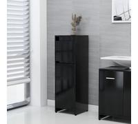 Vidaxl Bathroom Cabinet Black 30X30X95 Cm Engineered Wood