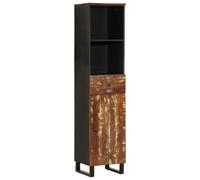 Bathroom Cabinet Solid Reclaimed Wood 38 x 33 x 160 cm Multicolour