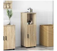 vidaXL Bathroom Cabinet with Storage Sonoma Oak 30 x 35 x 95 cm