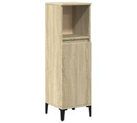 Bathroom Cabinet Storage Cupboard Sonoma Oak Engineered Wood vidaXL