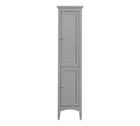 Bathroom Cabinet Tall Standing Grey Glancy ELG-640 by Teamson Home