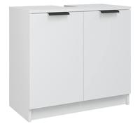Bathroom Cabinet Toilet Cupboard Vanity Unit Cupboard Engineered Wood vidaXL