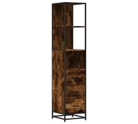 vidaXL Bathroom Cabinet Sonoma Oak 35x37.5x166 cm Engineered Wood