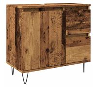 vidaXL Sink Cabinet Vanity Unit Storage Cupboard Old Wood Engineered Wood