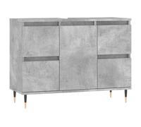 Bathroom Cabinet Vanity Unit Storage Cabinet Cupboard Engineered Wood vidaXL