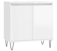 Bathroom Cabinet Vanity Unit Storage Cabinet Cupboard Engineered Wood vidaXL