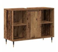 vidaXL Bathroom Cabinet Old Wood 80 x 33 x 60 cm Engineered Wood