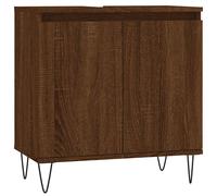 Bathroom Cabinet Vanity Unit Storage Cabinet Cupboard Engineered Wood vidaXL