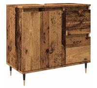 Bathroom Cabinet Vanity Unit Storage Cabinet Cupboard Engineered Wood vidaXL