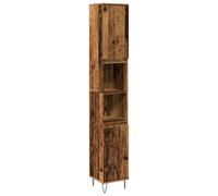 vidaXL Bathroom Cabinet Sink Cupboard Vanity Unit Old Wood Engineered Wood