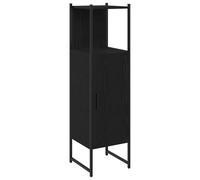 vidaXL Bathroom Cabinet Vanity Unit Bath Cupboard Smoked Oak Engineered Wood