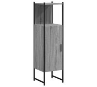 vidaXL Bathroom Cabinet Vanity Unit Bath Cupboard Grey Sonoma Engineered Wood