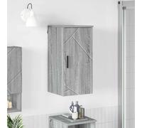 Bathroom Cabinet Wall Mounted 30 x 31.5 x 61 cm Grey Sonoma Engineered Wood