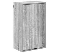 Bathroom Cabinet Wall-mounted with Door Engineered wood & Metal Modern vidaXL