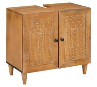 Bathroom Cabinet Wall-mounted with Storage with Door Wooden Rustic Home vidaXL