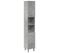 Bathroom Cabinet Washroom Cupboard Storage Shelf Rack Engineered Wood vidaXL