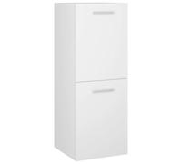 Bathroom Cabinet Washroom Furniture Laundry Cabinet Engineered Wood vidaXL
