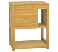 Bathroom Cabinet Washroom Sink Unit Basin Cupboard Solid Wood Teak vidaXL