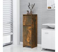 (smoked oak) vidaXL Bathroom Cabinet Washroom Storage Cabinet Cupboard Engineered Wood
