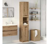 Bathroom Cabinet Washroom Storage Cabinet Cupboard Engineered Wood vidaXL