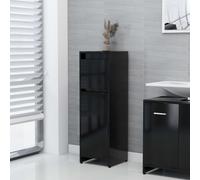 Vidaxl Bathroom Cabinet Black 30X30X95 Cm Engineered Wood Bathroom Cabinets