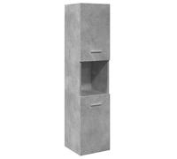 Bathroom Cabinet Washroom Storage Shelf Laundry Cabinet Engineered Wood vidaXL