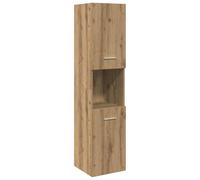 vidaXL Bathroom Hanging Cabinet Artisian Oak 30x30x130 cm Engineered Wood