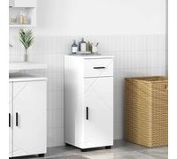 vidaXL Bathroom Cabinet White 30 x 35 x 80 cm Engineered wood & Metal